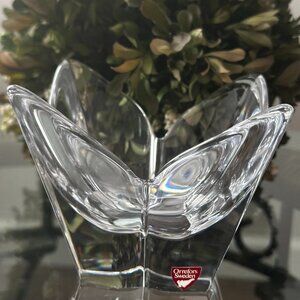 Sweden Crystal Tulip Decorative small Bowl/Candleholder/Trinket Bowl by Orrefors